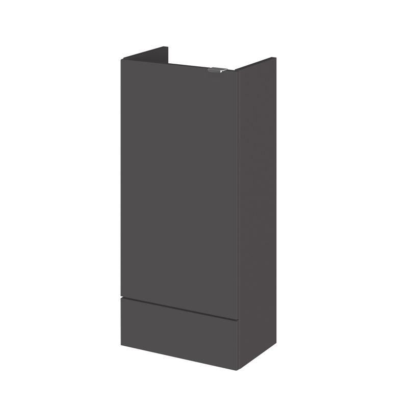 Fusion Bathroom Storage Cabinet, Black, 86.4cm H x 40cm W x 35.3cm D