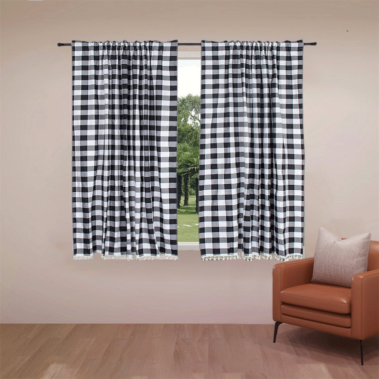 Gracie Oaks Milly-Marie Polyester Semi-Sheer Curtain Pair | Wayfair