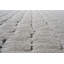 Tapis géométrique en polypropylène tissé à la machine ivoire / gris-952905898