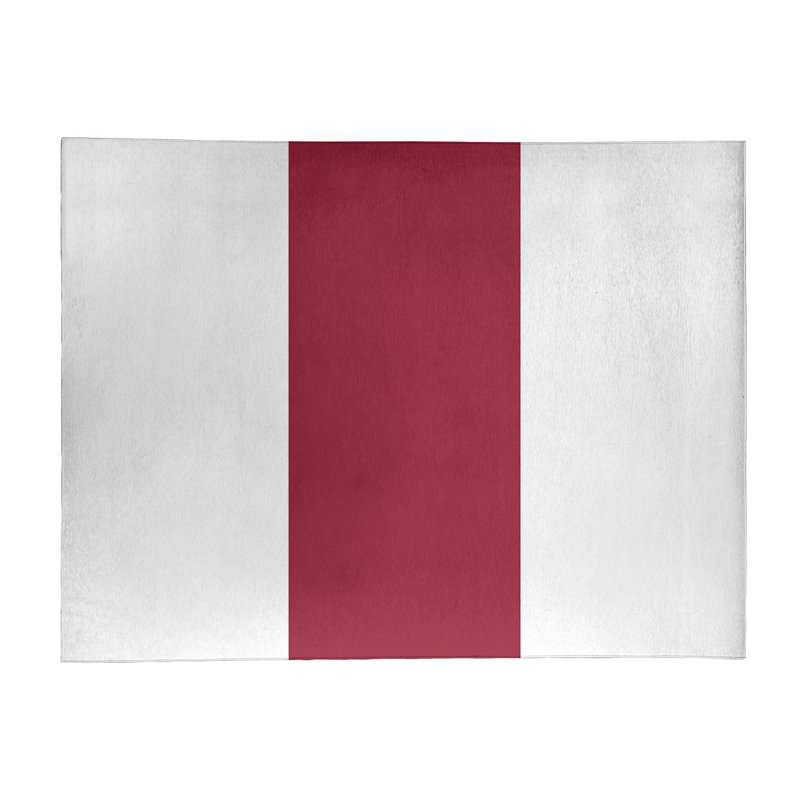 Tapis rouge/gris, Rectangle 5 pi x 7 pi