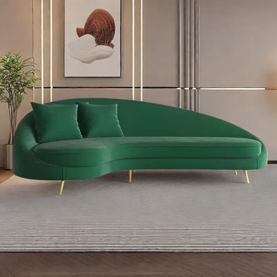 Curved Living Room Reception Sofa Chaise Lounge