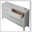 Commode couleur champagne Primo G1333-D avec finition durable et design entièrement assemblé pour une élégance durable-1888687036