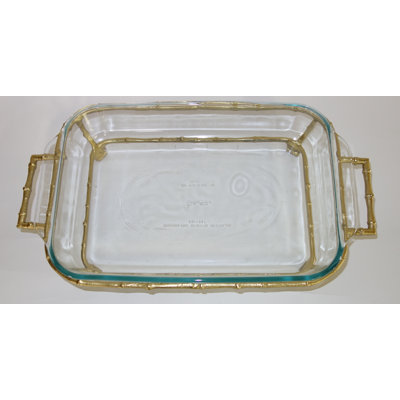DessauHome Rectangle Glass 2 Piece Casserole Set