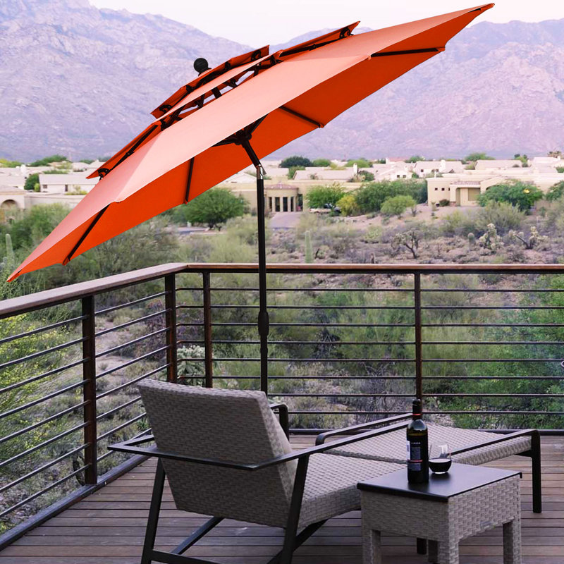 Parasol de marché Gomer, Orange