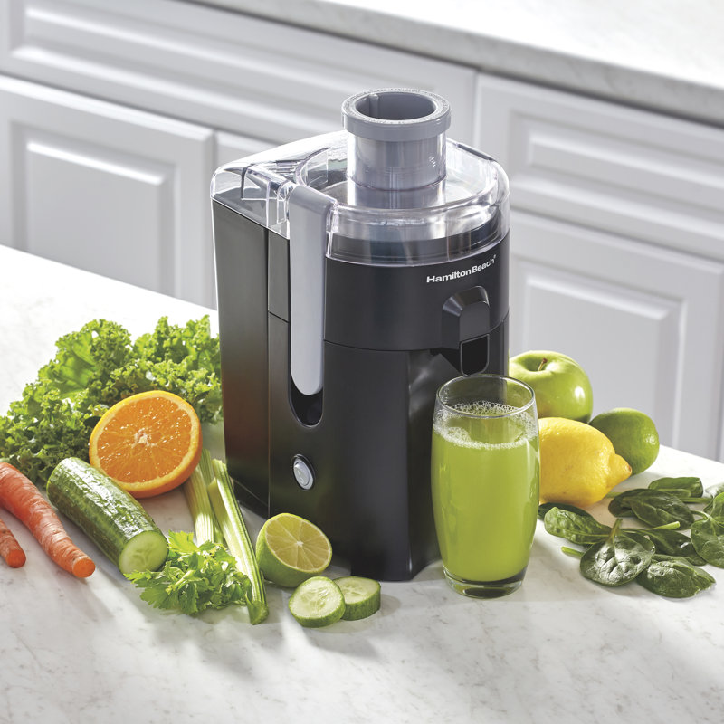 Hamilton Beach® HealthSmart® Compact Centrifugal Juice Extractor with Large 2.4 Feed Chute for Fruits and Vegetables