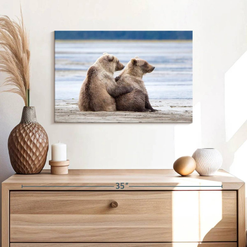 Brampt Bear Cub Siblings, 16" H x 24" W