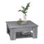 Andhy 2 Tier Wooden Square Center Coffee Table