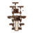 Multi-Level Leopard Print Cat Tree With Sisal Scratching Posts, Plush Lounging Areas & Stable Base - Indoor Use, For All Breed Sizes