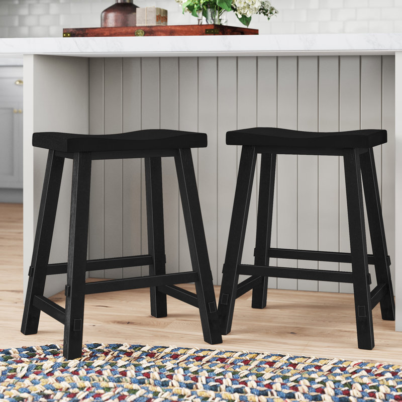 Knaack 30" Barstool w/ Chair Glides, Black, Bar Stool (30" Seat Height)
