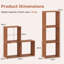 49cm H x 49cm W Solid Wood Cube Bookcase