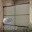 Elate Sliding Shower Door, 70-1/2" H x 56-1/4 - 59-5/8" W, With 1/4" Thick Crystal Clear Glass With Rectangular Grille Pattern-300507498