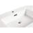 36" Bathroom Resin Sink, Glossy White Surface, 34.93in Depth, 17.84in Width, 4.71in Height, 47.07lb, And Waterproof Sink Made From Resin, Gloss White,