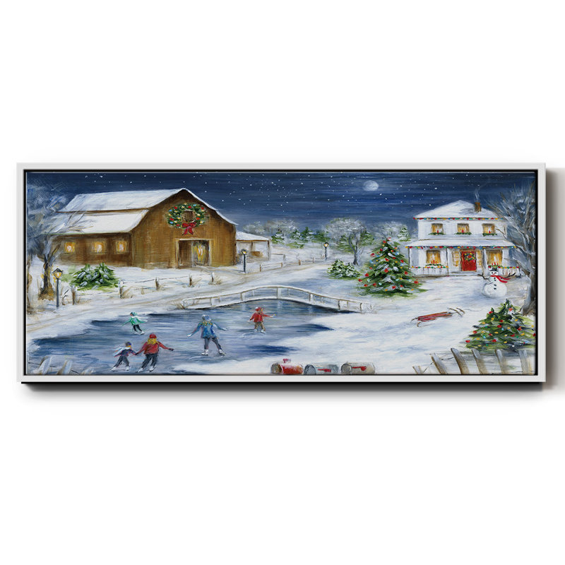 Winter Wonderland - toile encadrée, H 8 po x l 20 po