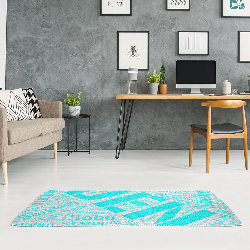 Chenille Indoor Rug, Rectangle 5' x 7'