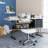 60" W X 23.5" D Sewing Table With Height Adjustable Platform