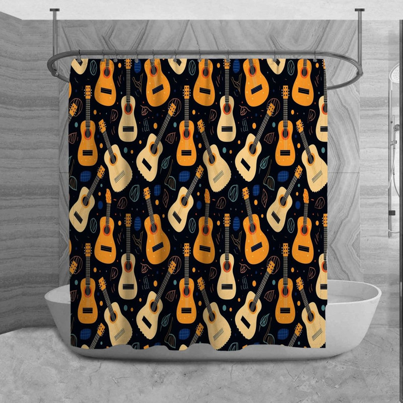 Mathushan Shower Curtain, 73" H x 70" W