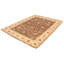 Tapis brun torsadé noué à la main 9 pi 1 po x 12 pi 1 po Chobi