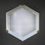 Turtle Mirror - Brass - Pearl