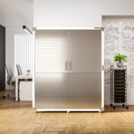 Seville Classics UltraHD Extra-Wide Storage Cabinet, 60" W x 24" D x 72" H