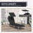 Folding Chaise Lounge with Adjustable Awning-1040265757