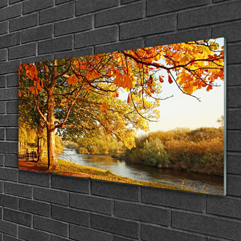Tree Lake - Unframed Photograph on Glass