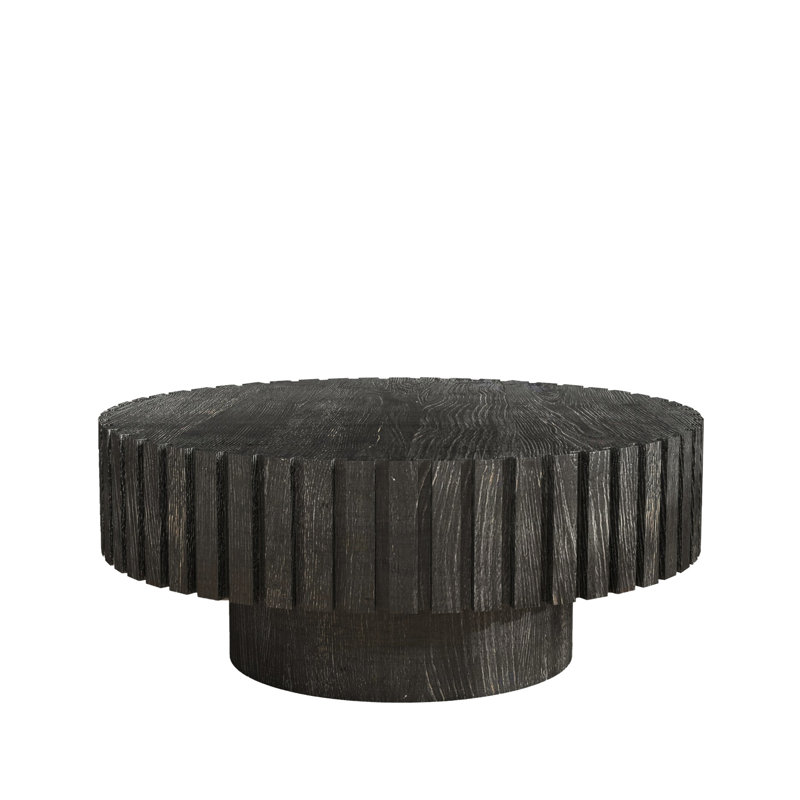 Table basse 31,4 pouces minimaliste noire pour la décoration intérieure, multi-fonctions, surface lisse, positionnement flexible, stable et fiable, assemblage facile et rapide, taille tactile confortable, convient