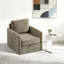 Fauteuil pivotant rembourré avec rangement 29,5 po-2122638703