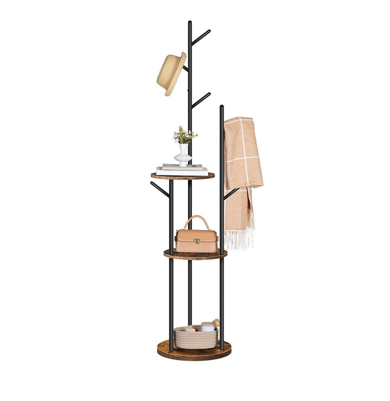 Belisa Freestanding 12 - Hook Coat Rack