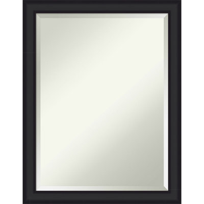 Oliver Narrow Beveled Wood Framed Wall Mirror