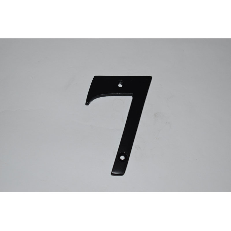 Dravin 14cm H Metal House Number, 7