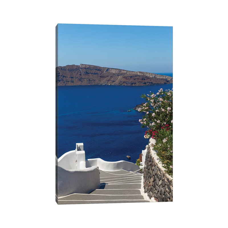 Santorini by Alexandre Venancio - Wrapped Canvas Gallery-Wrapped Canvas Giclée, 66.04 cm H x 45.72 cm W x 1.91 cm D