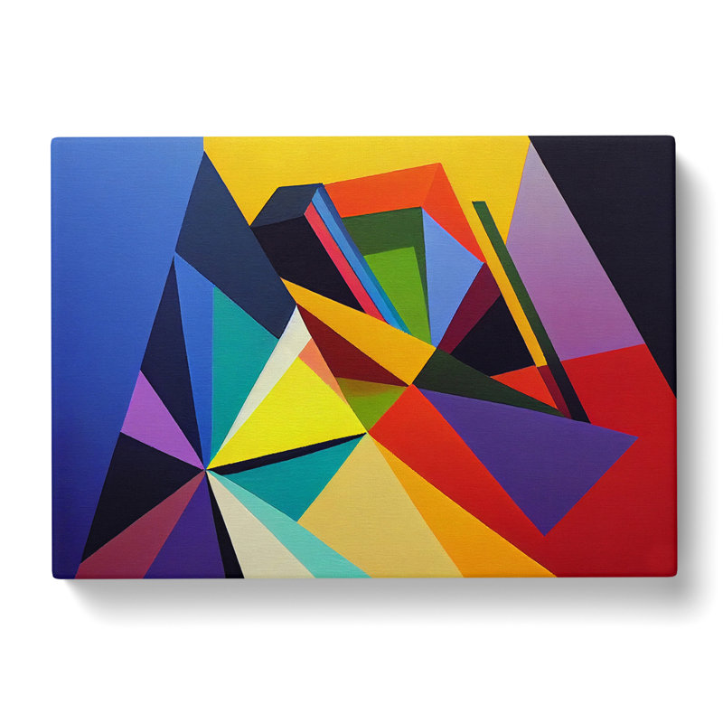 Prism Art Abstract Vol.3 - Wrapped Canvas, 40cm H x 60cm W x 3cm D