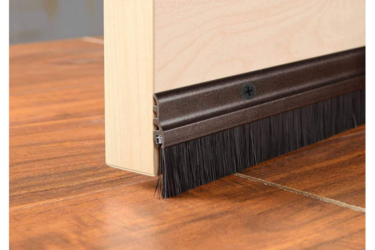 closeup of a door sweep