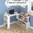 Writing Table Workstation,L Shaped Corner Computer Desk,360° Rotating Home Office Desk-1872006053