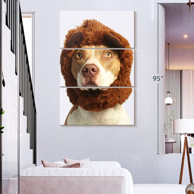 Bandeau en fourrure de chien Brampt