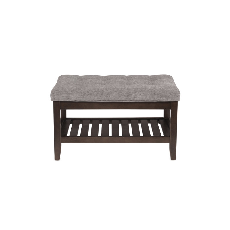 Banc de rangement rembourré Lilttle Jossie, Brun clair