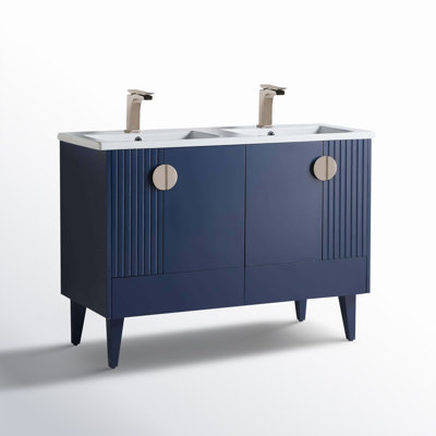 Saimah 47.25'' Double Bathroom Vanity