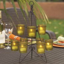 Multiple Scented Candle Accessories with Wood Holder