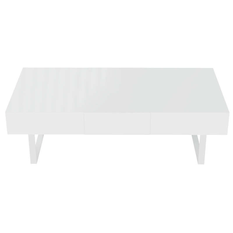 Table basse 52,4 po x 26,8 po x 15,6 po - bleu ultrabrillant, Bleu