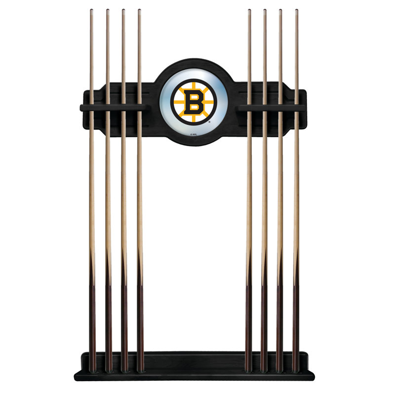 Porte-queues de billard 14 po NHL, Noir, Boston Bruins