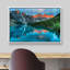 «Tranquil Mountain Lake», art sur toile-101091091-101091096