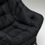 Fauteuil Lazy avec repose-pieds pliable, méridienne moderne et confortable, grand fauteuil avec repose-pieds et une poche latérale, fauteuil de lecture avec repose-pieds pour chambre à coucher, salon, dortoir, noir-1442479457