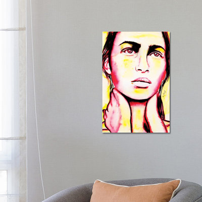 Sad Girl by Ahmad Shariff - Wrapped Canvas Print