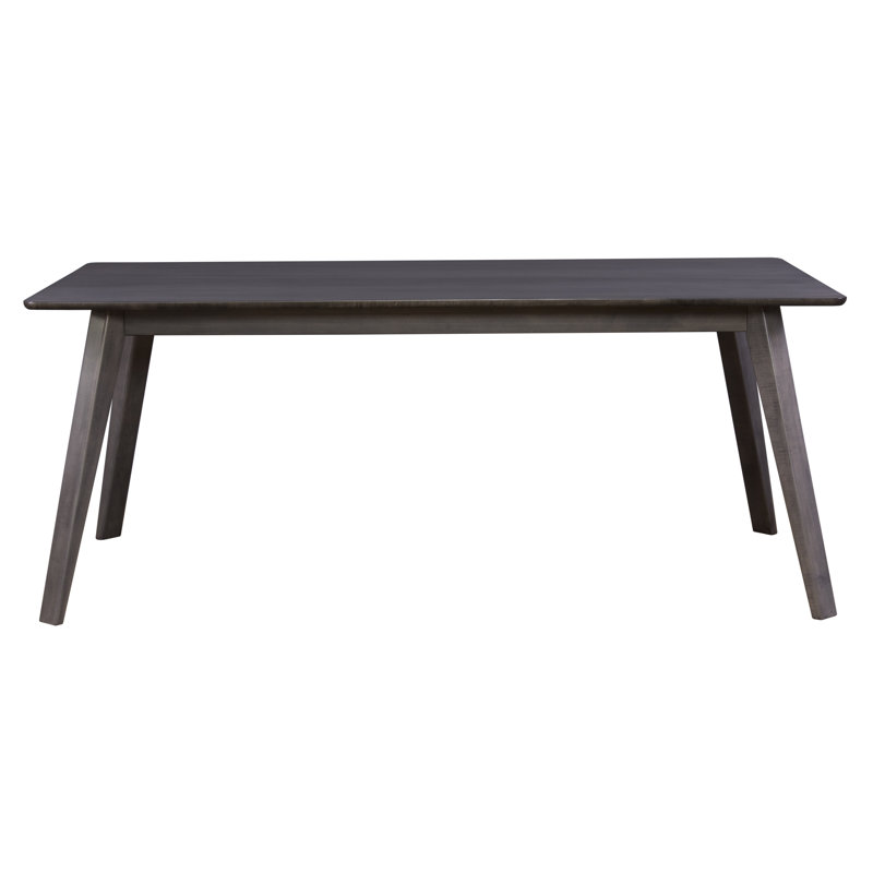 Table de salle à manger en bois massif Leclair, Ombre, H 29 po x L 48 po x l 36 po
