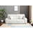 Jaya Mondo Grey Corduroy Power Motion Sofa W/Sleeper & Usb Port