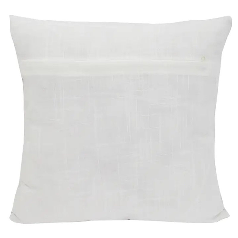 Coussin décoratif argenté 18 po, Argent argent, Polyester