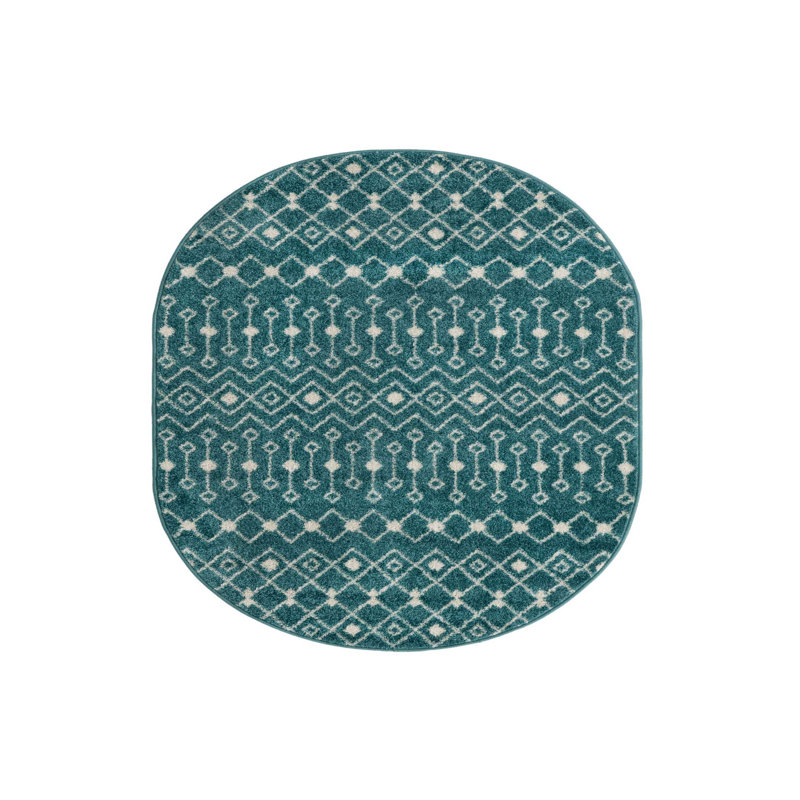 Somerville Geometric Indoor Rug, Oval 4' x 6'