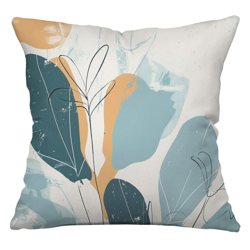 Coussin réversible Floral Composition, H 20 po x l 20 po