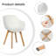 Neve Solid Wood Dining Chair-2029069280-2103048167