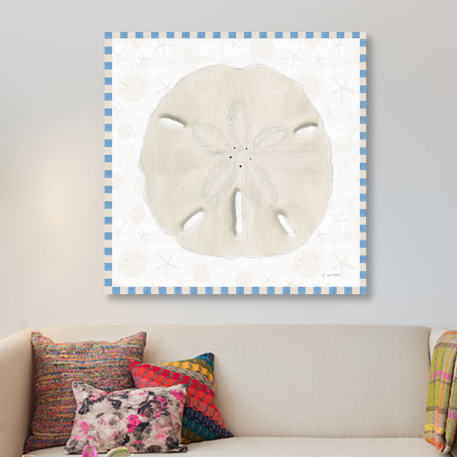 «Beach Days VII», reproduction d'impression sur toile, H 37 po x l 37 po x P 1,5 po, Toile tendue, Pas de tapis